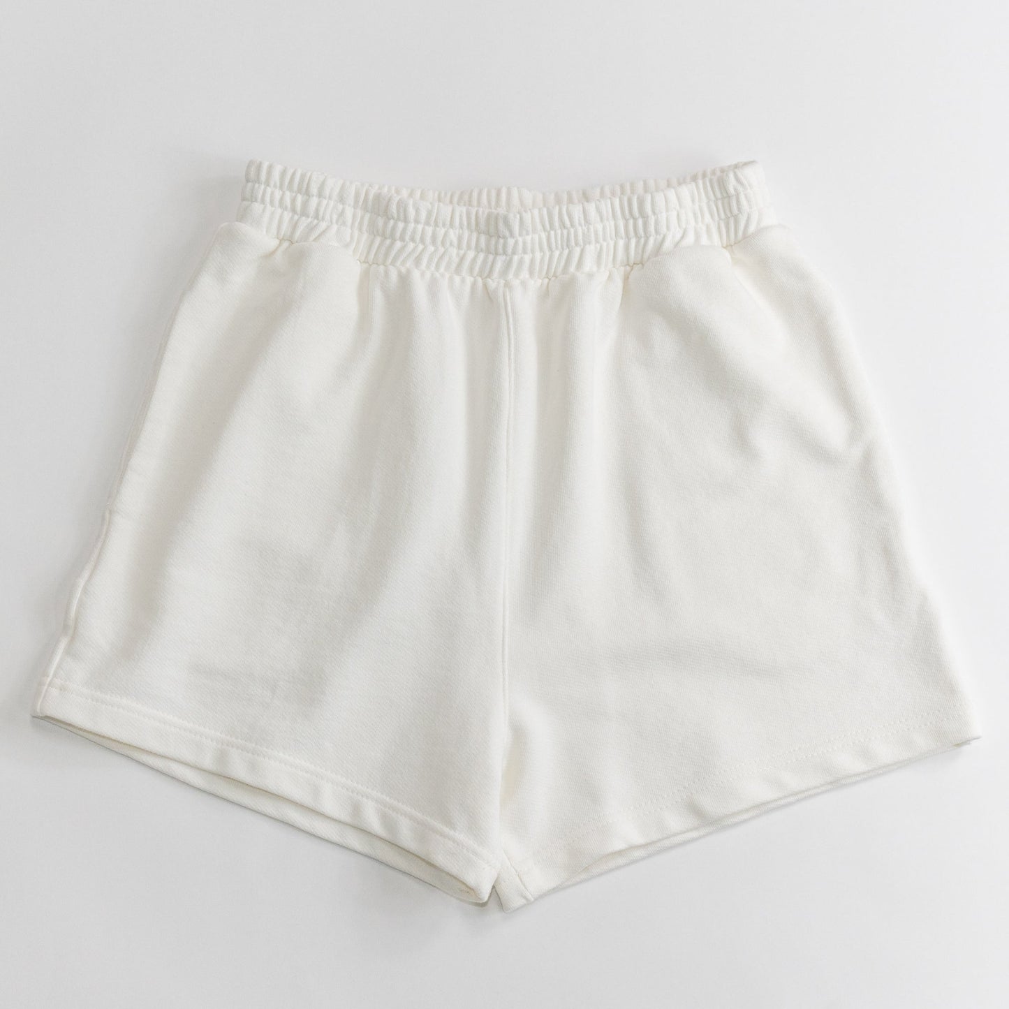 French Terry Shorts W/Back Pocket