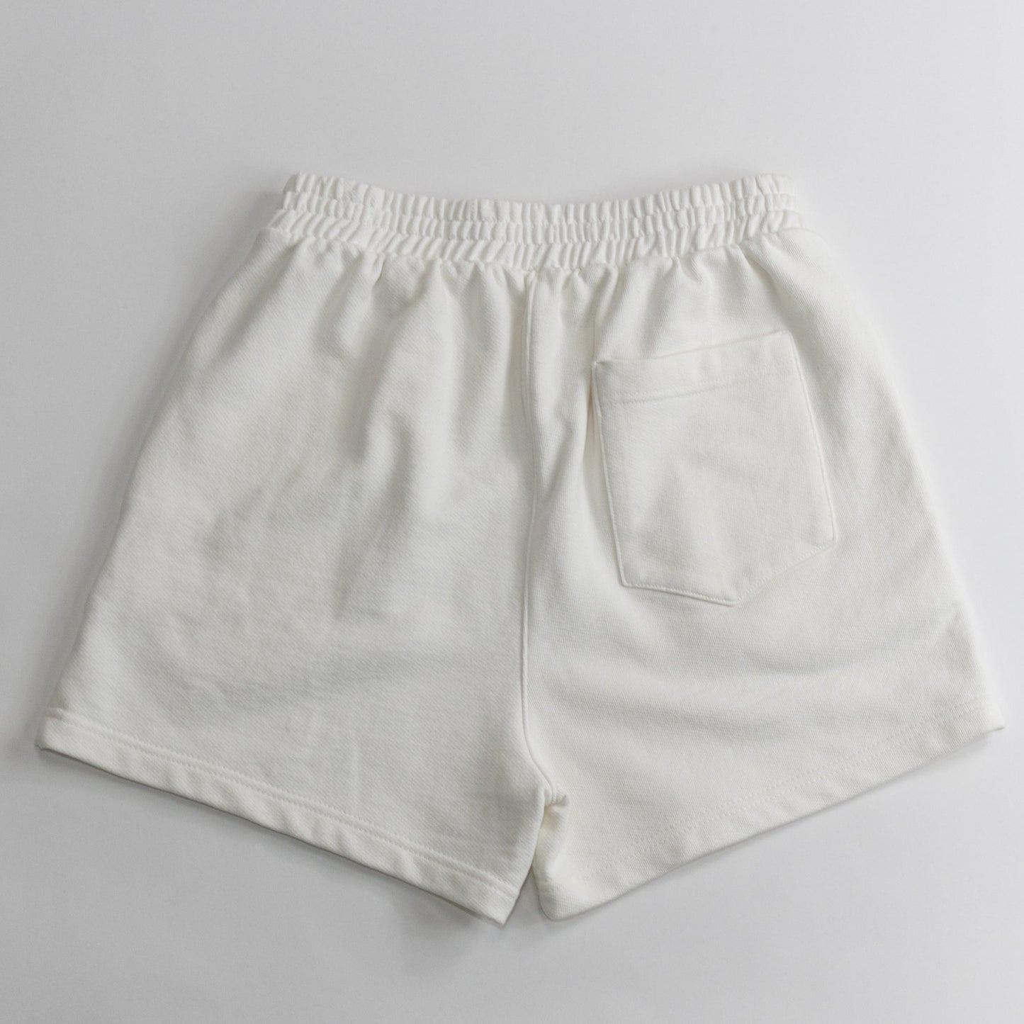 French Terry Shorts W/Back Pocket